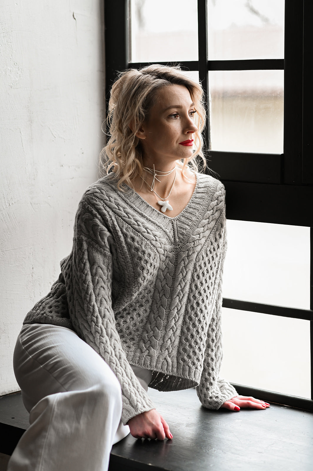 Опис вʼязання Sweet Cuddles Sweater