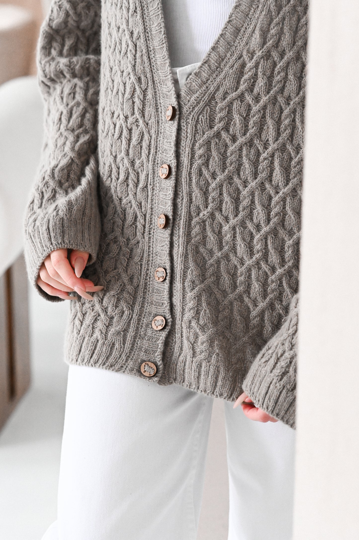 Опис вʼязання Vinca Cardigan