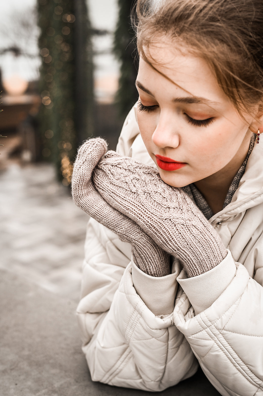 Опис вʼязання Kazka Mittens