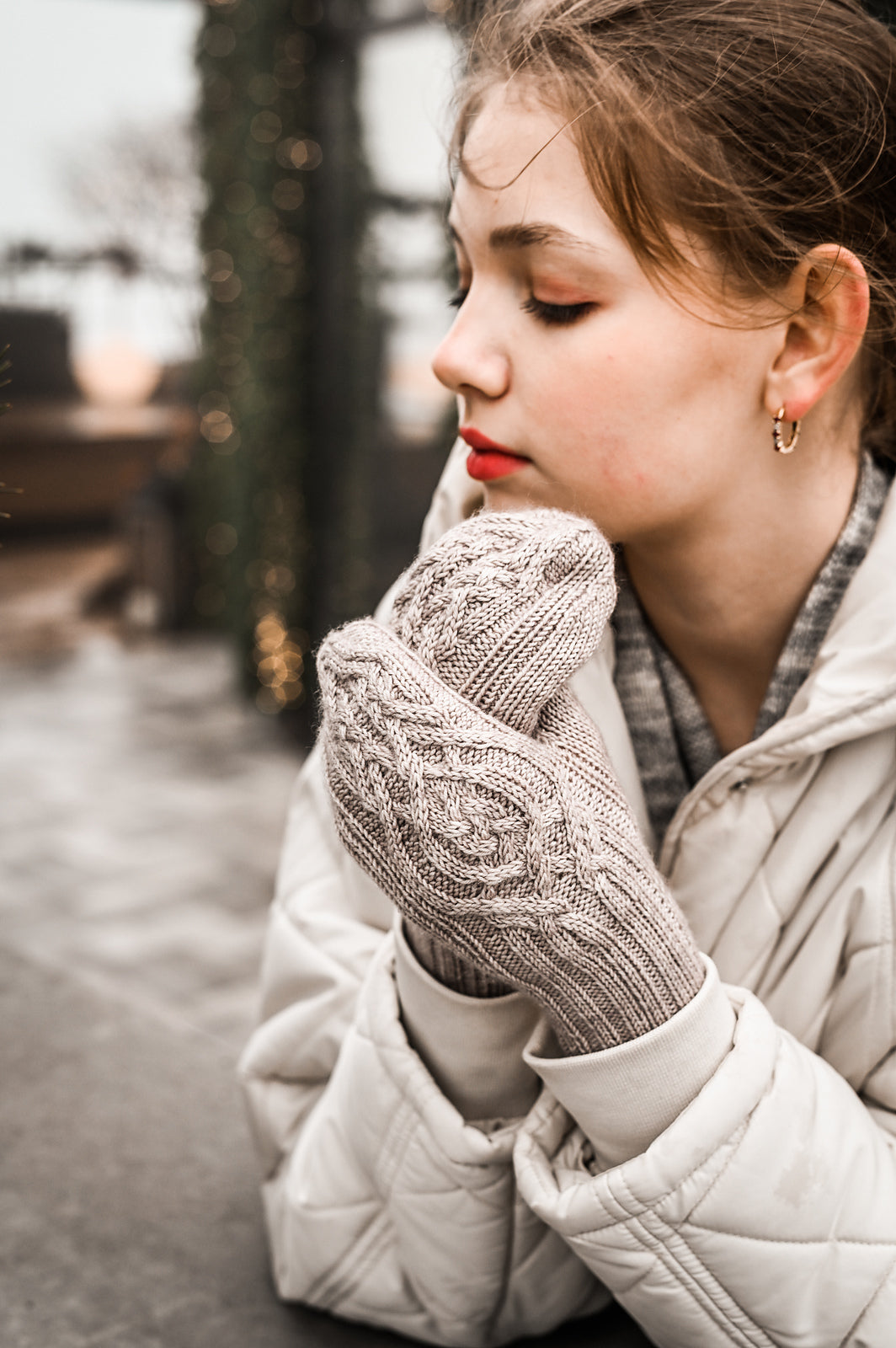 Опис вʼязання Kazka Mittens