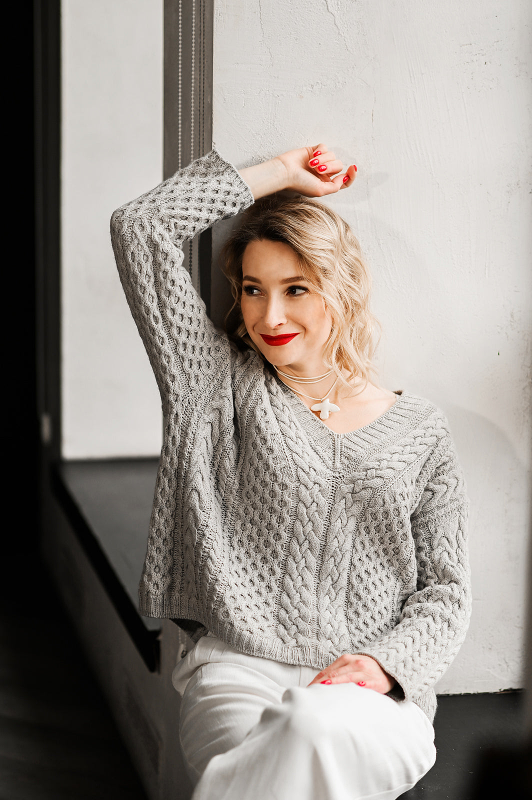 Опис вʼязання Sweet Cuddles Sweater