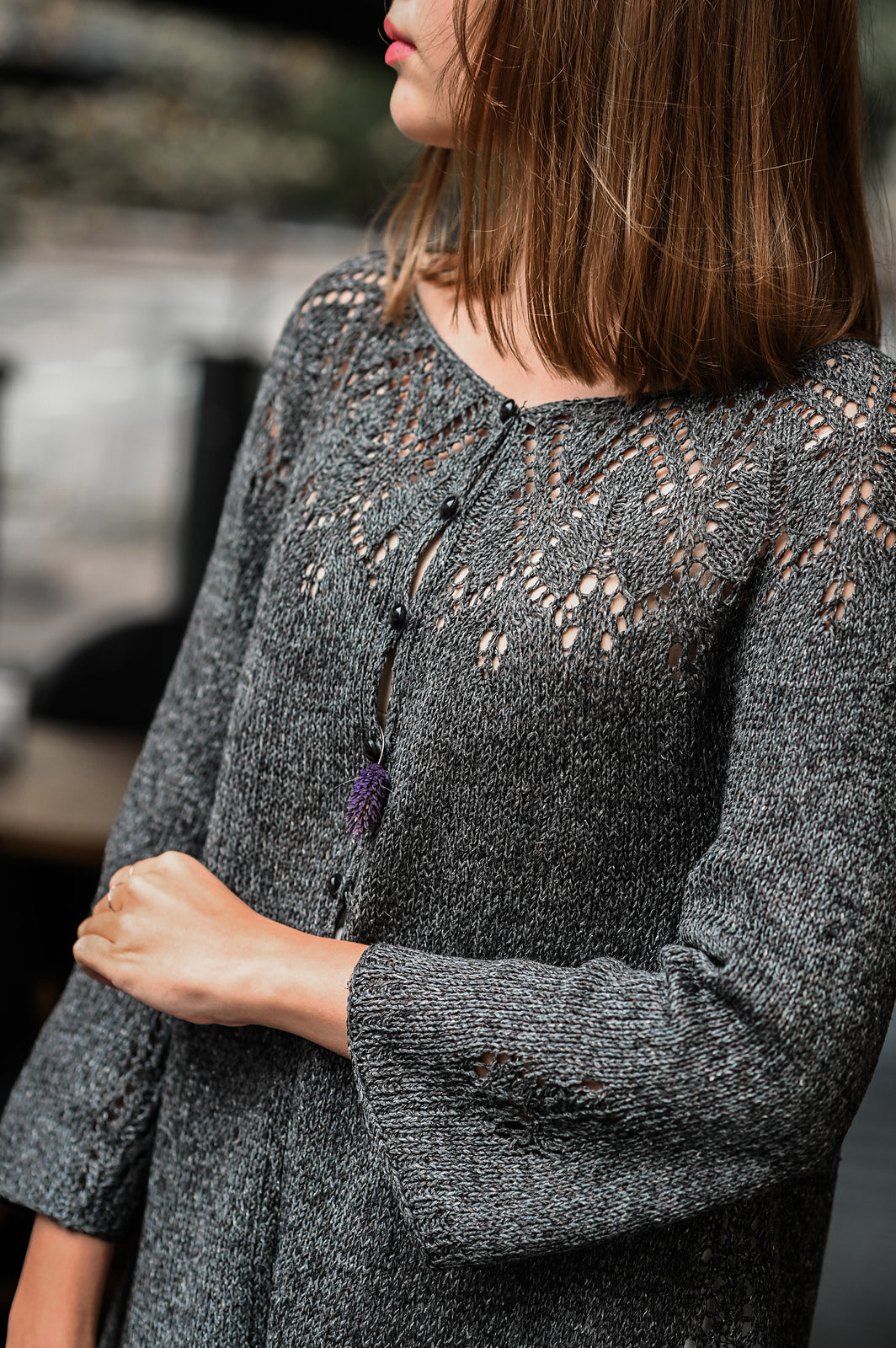 Опис вʼязання Etera Cardigan