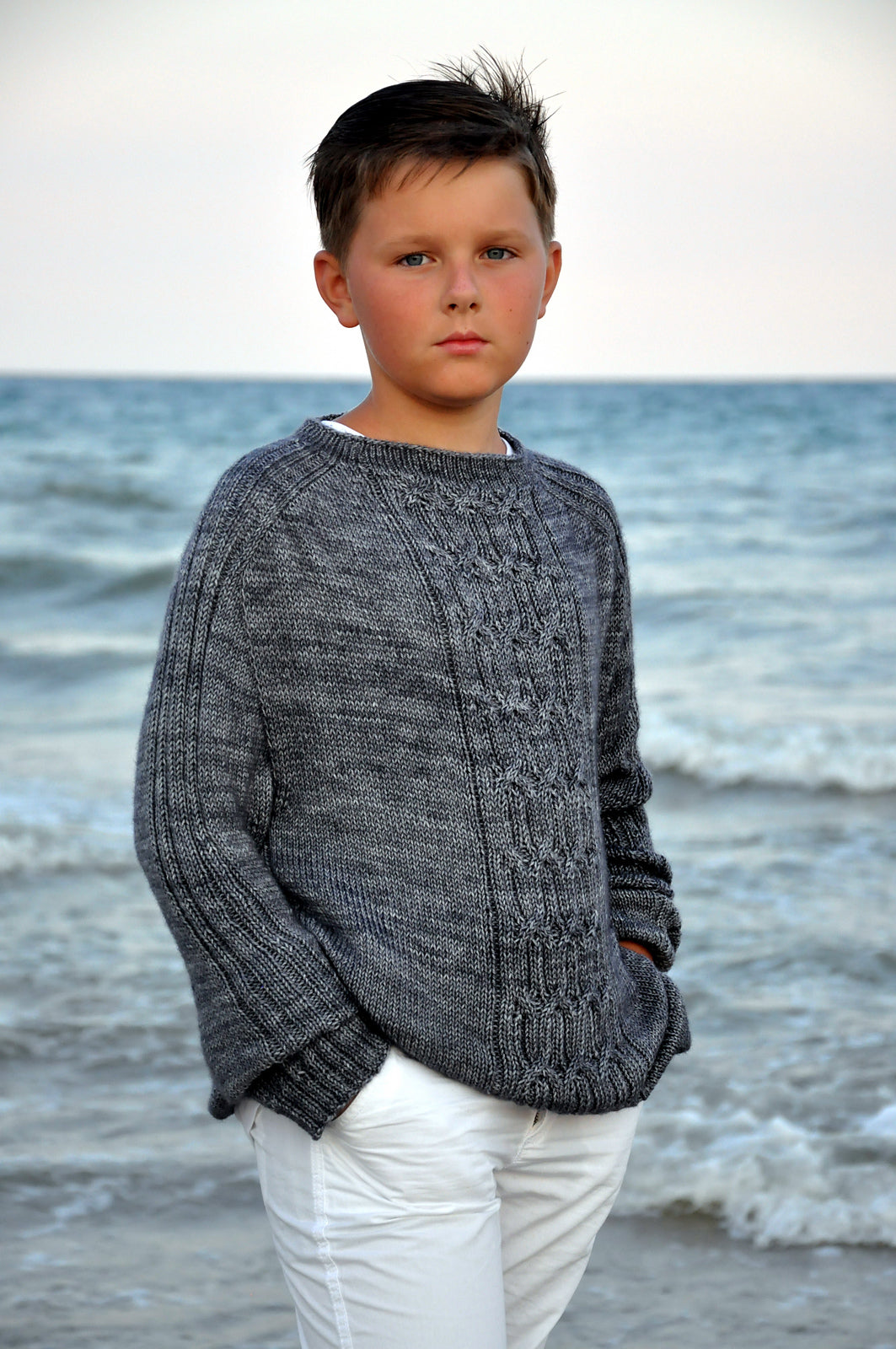 Опис вʼязання Gossamer Sweater