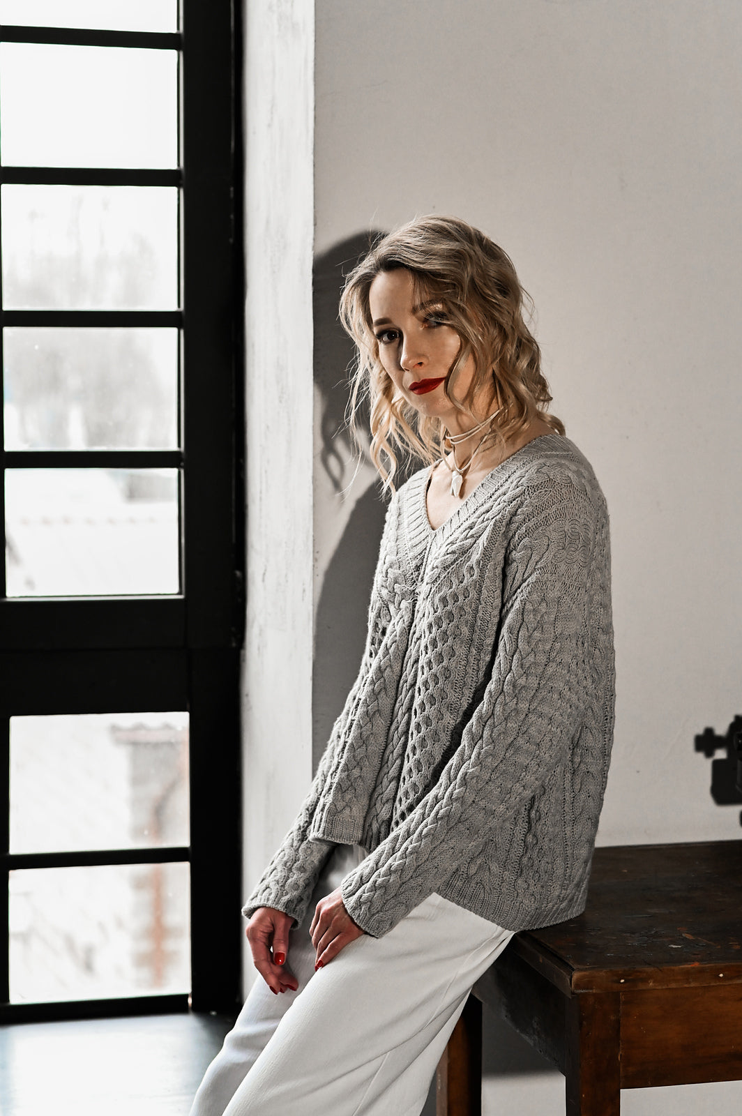 Опис вʼязання Sweet Cuddles Sweater