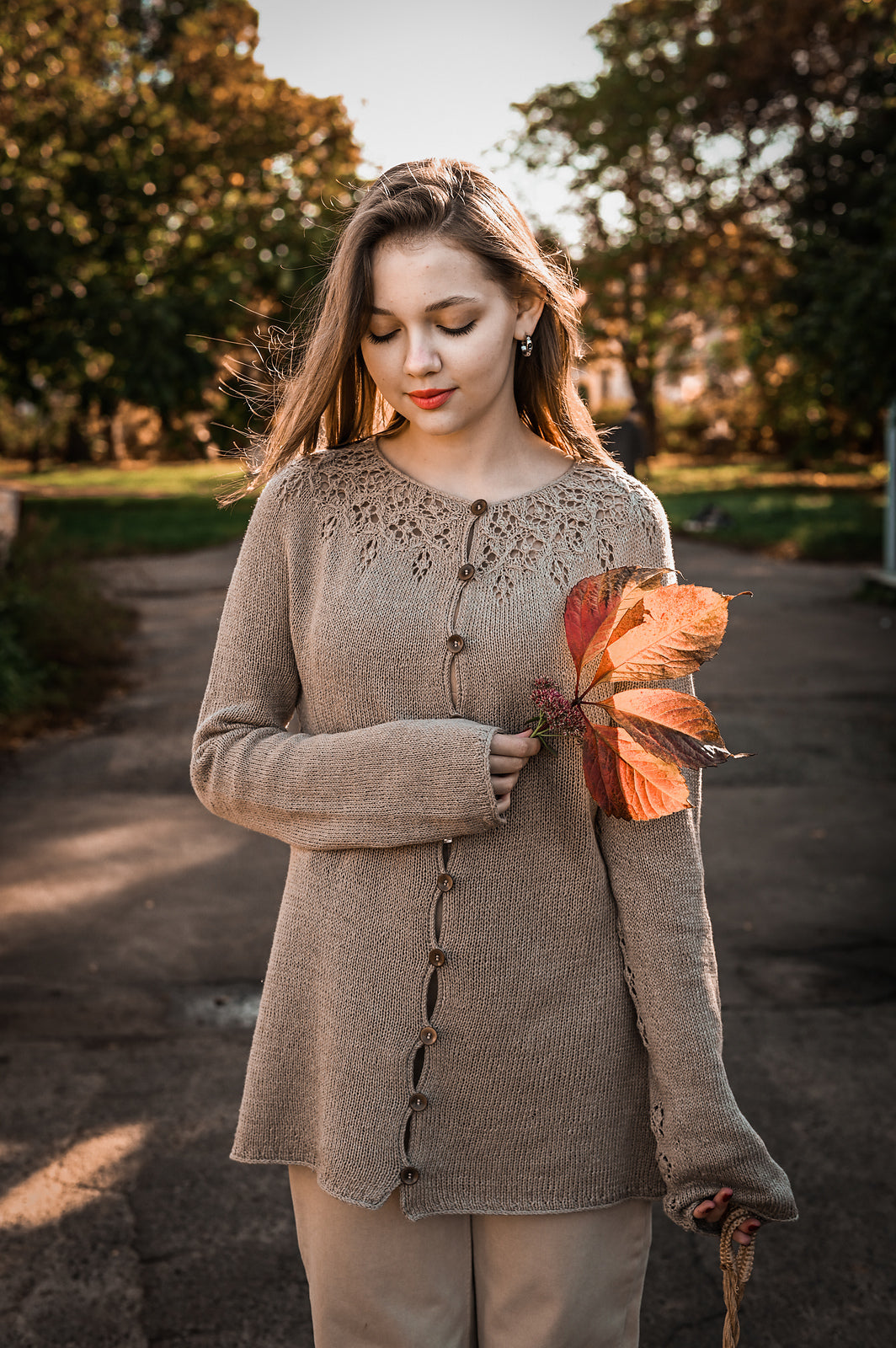 Опис вʼязання Tendy Cardigan