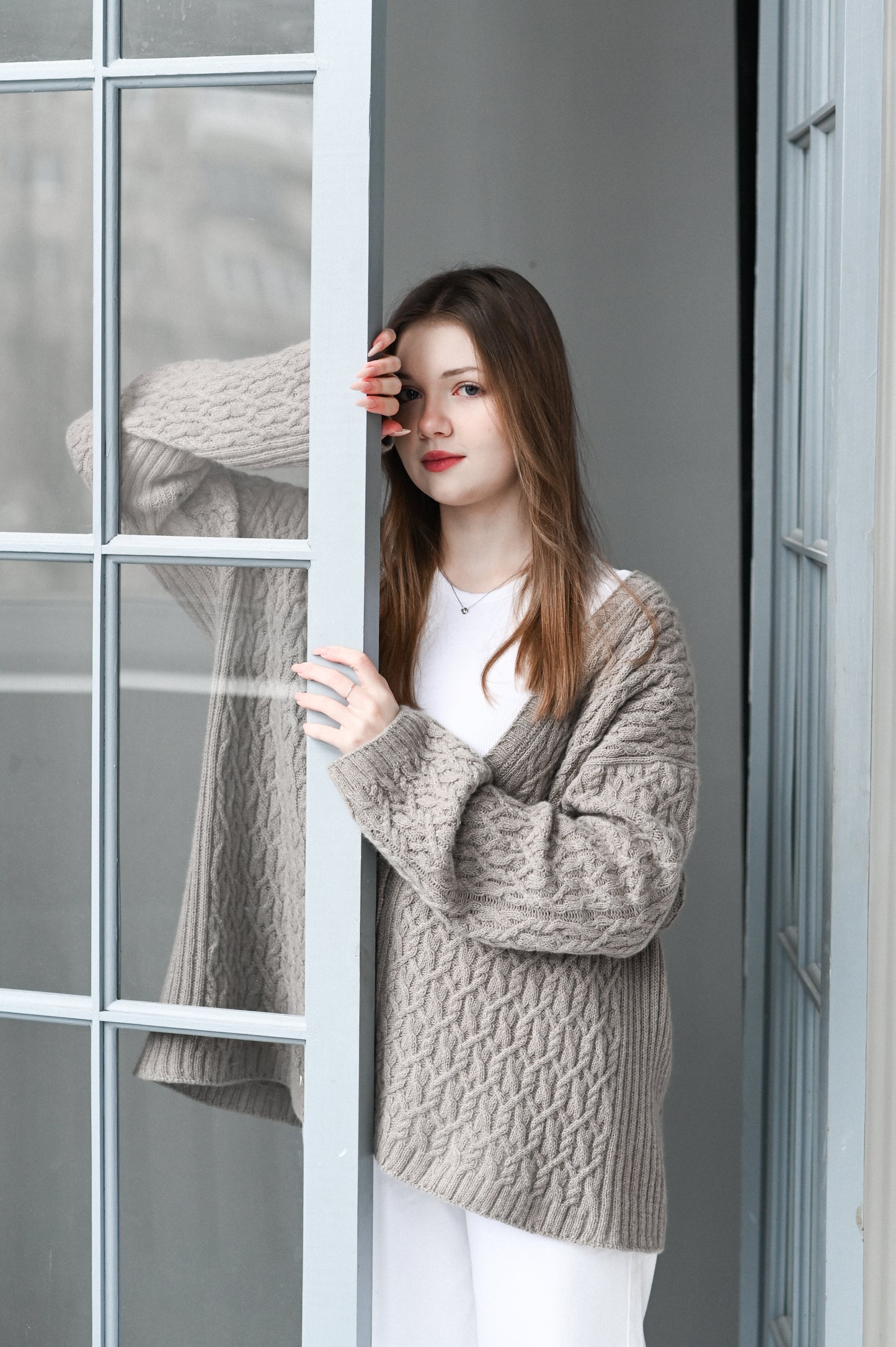 Опис вʼязання Vinca Cardigan