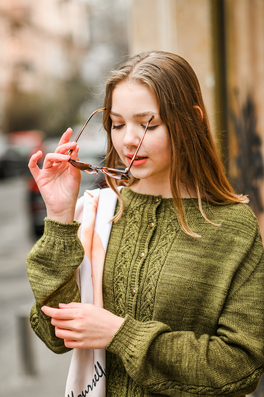 Опис вʼязання Brescul Cardigan