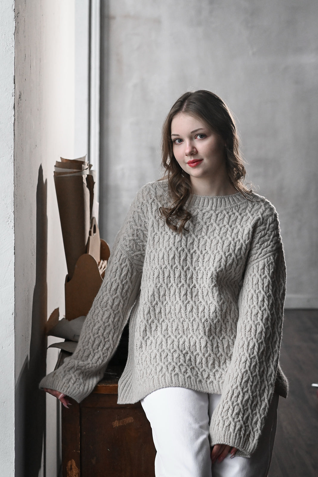 Опис вʼязання Vinca Sweater
