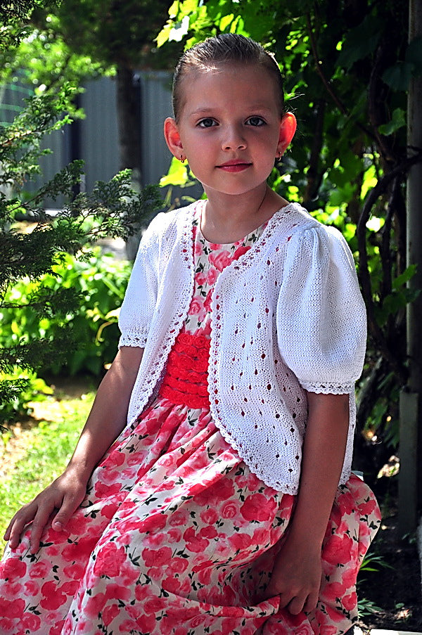 Опис вʼязання Garden Flower