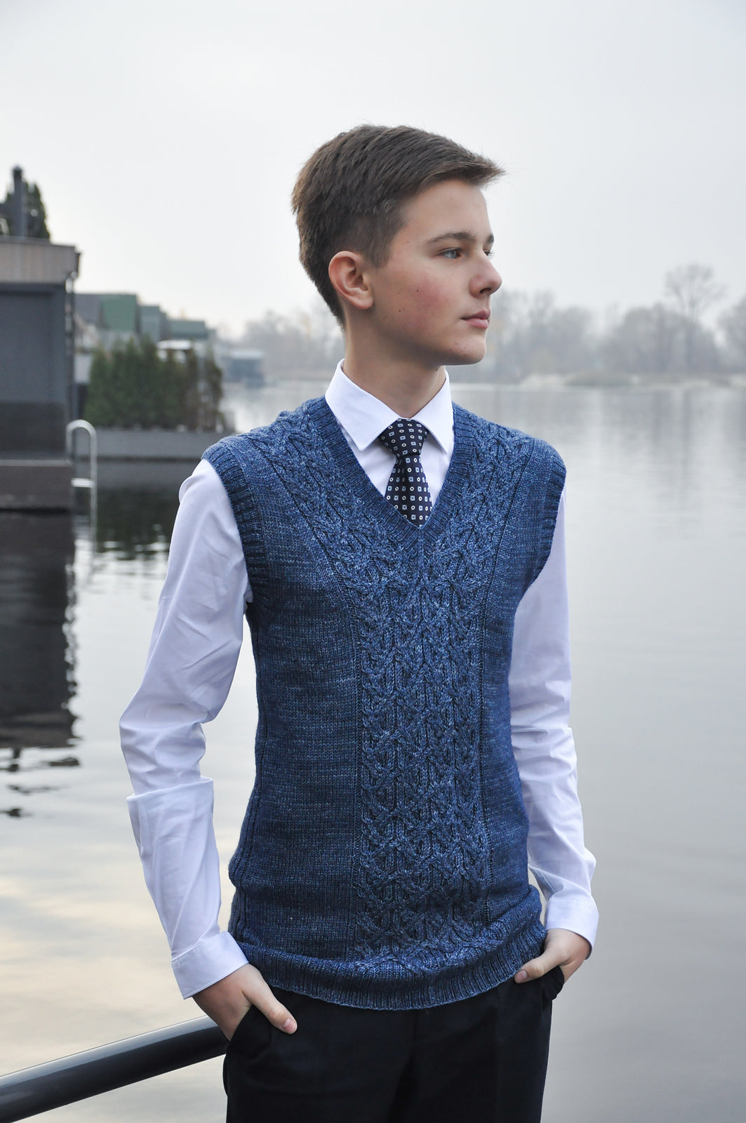 Опис вʼязання Brescul Vest