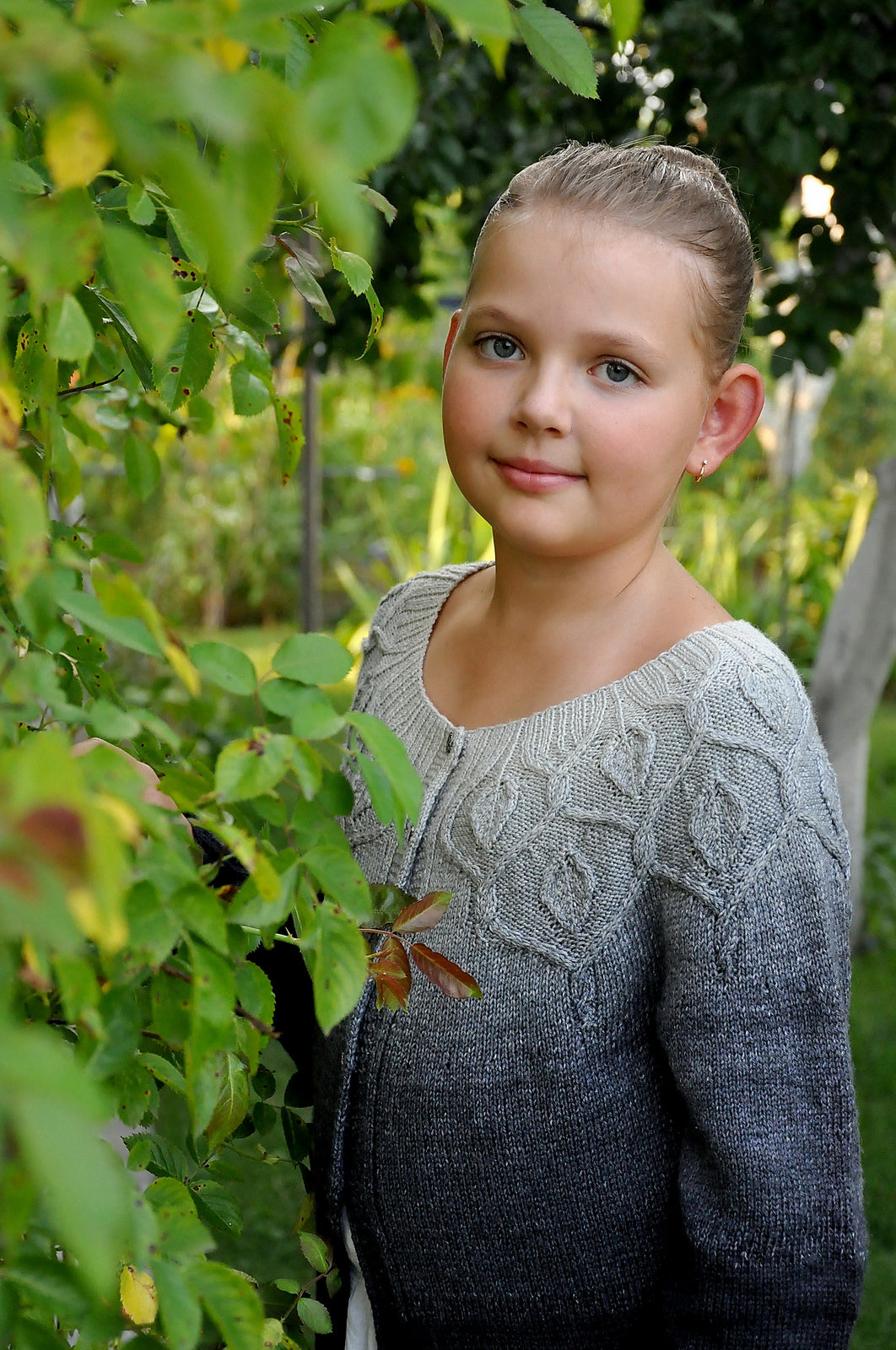 Опис вʼязання Dancing Leaves Cardigan