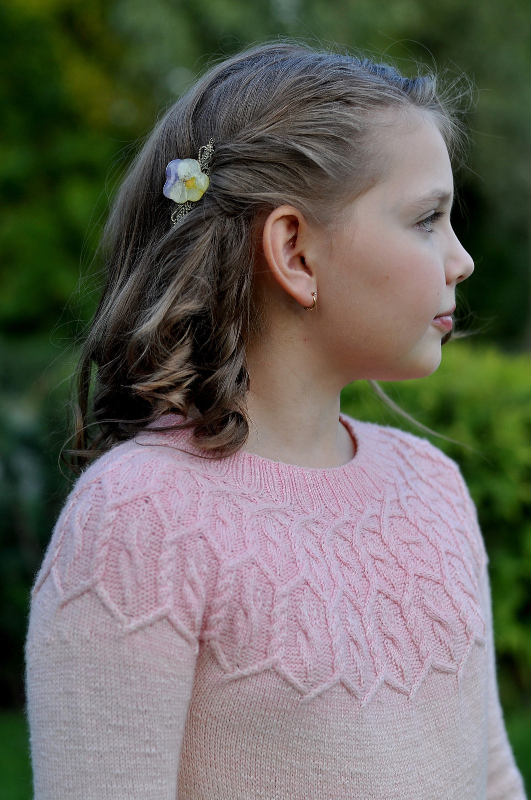 Опис вʼязання Autumn Whirlpool Sweater