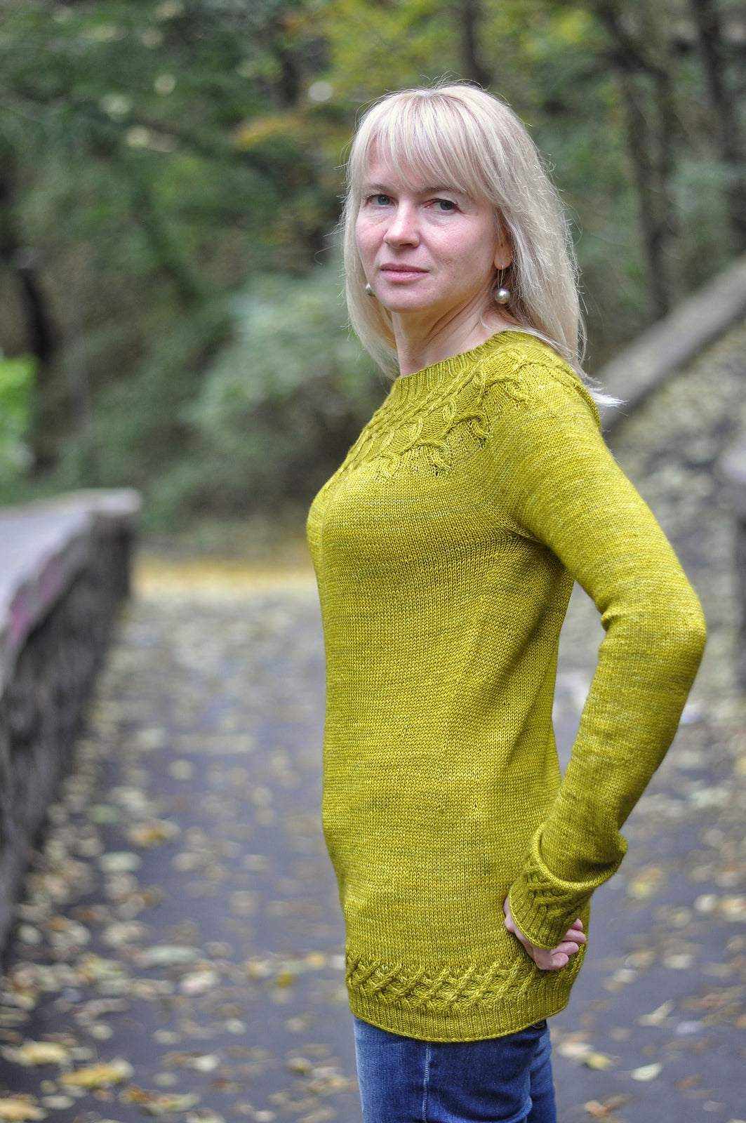 Опис вʼязання Ladie's Vodograi Sweater