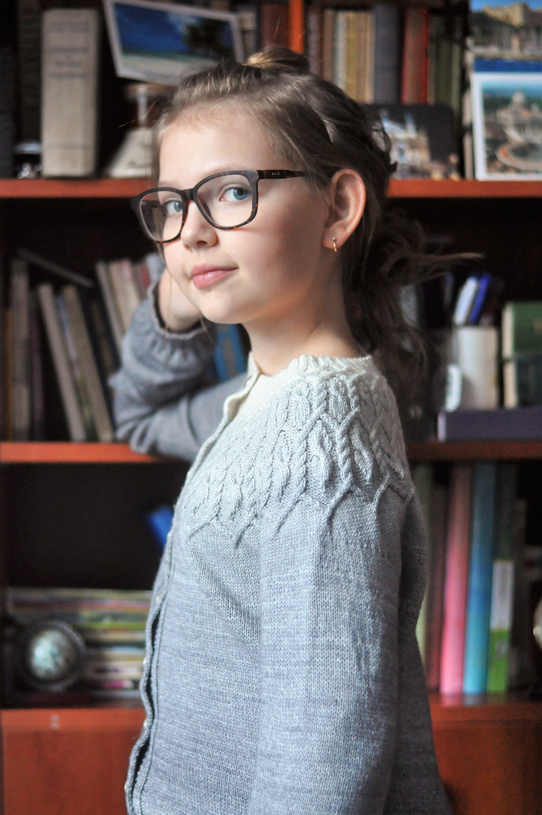 Опис вʼязання Autumn Whirlpool Cardigan