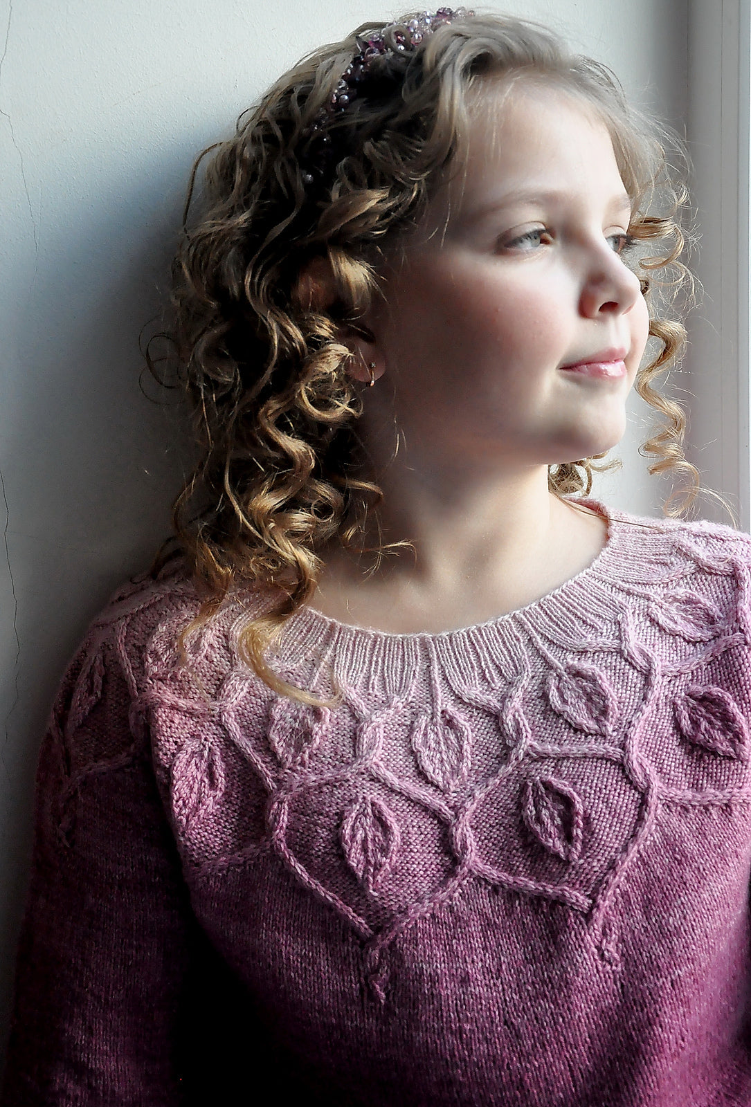 Опис вʼязання Dancing Leaves Sweater