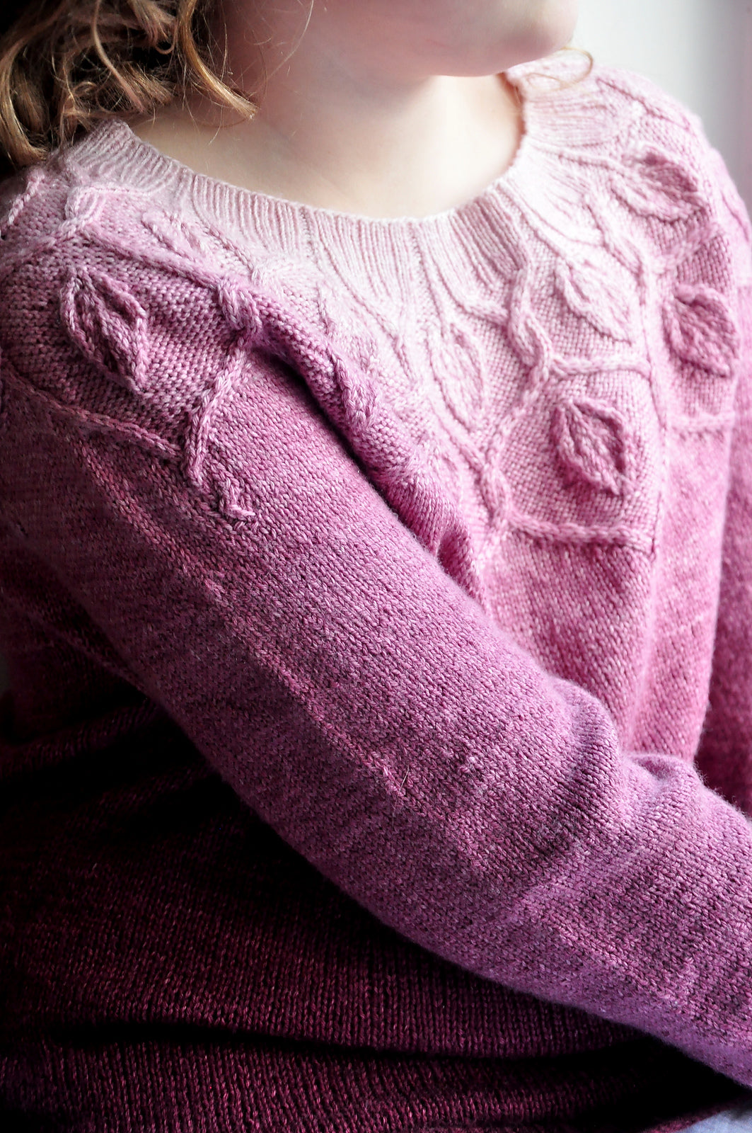 Опис вʼязання Dancing Leaves Sweater