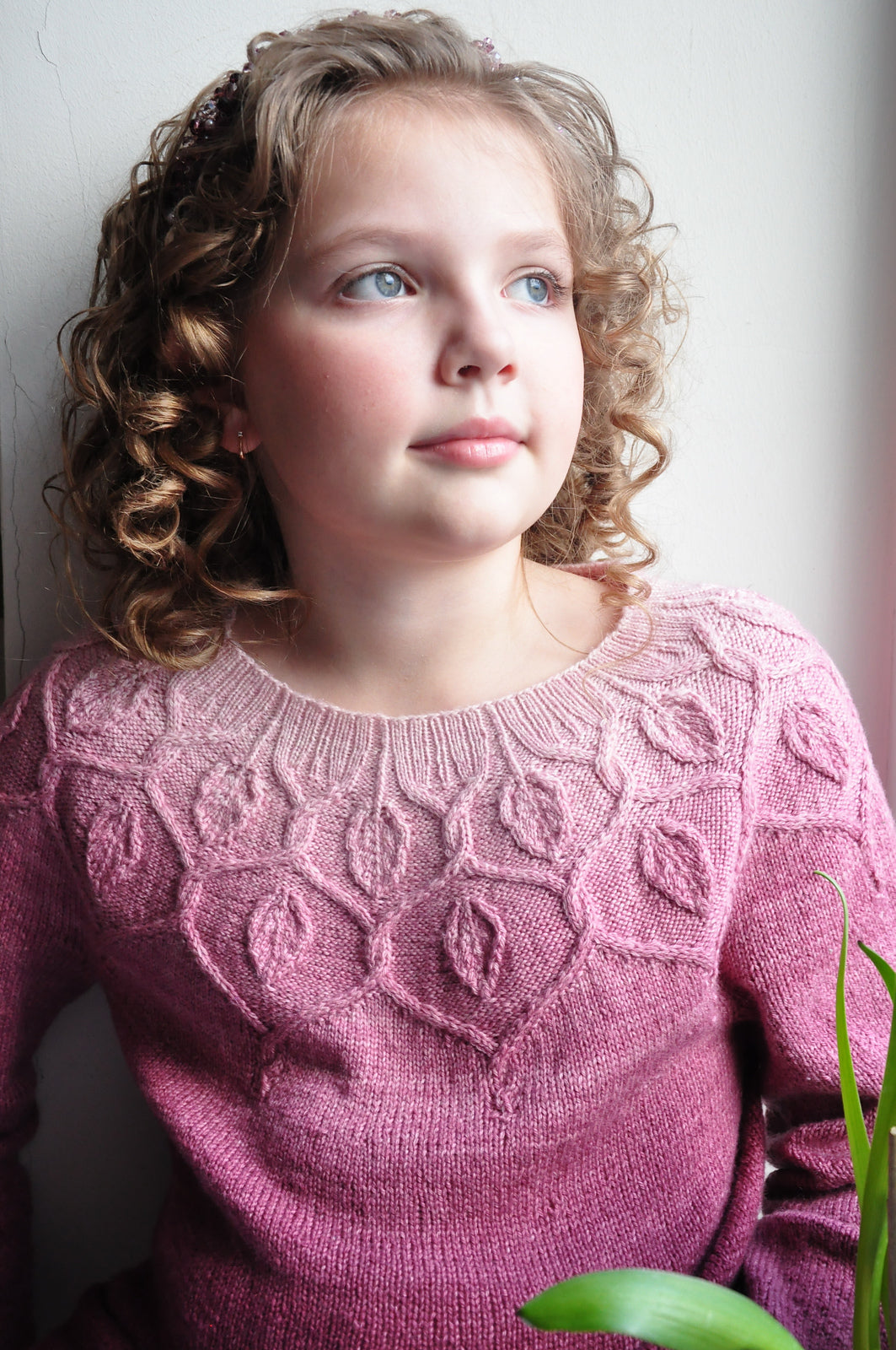 Опис вʼязання Dancing Leaves Sweater