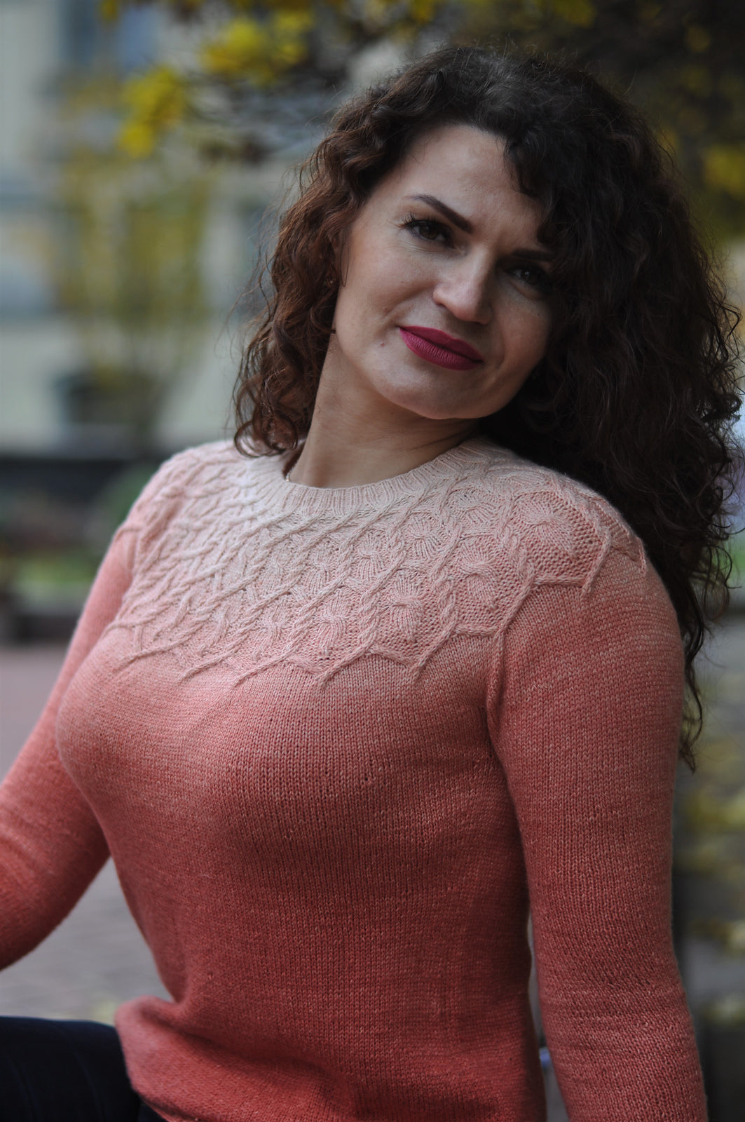 Ladie's Autumn Whirlpool Knitting Pattern