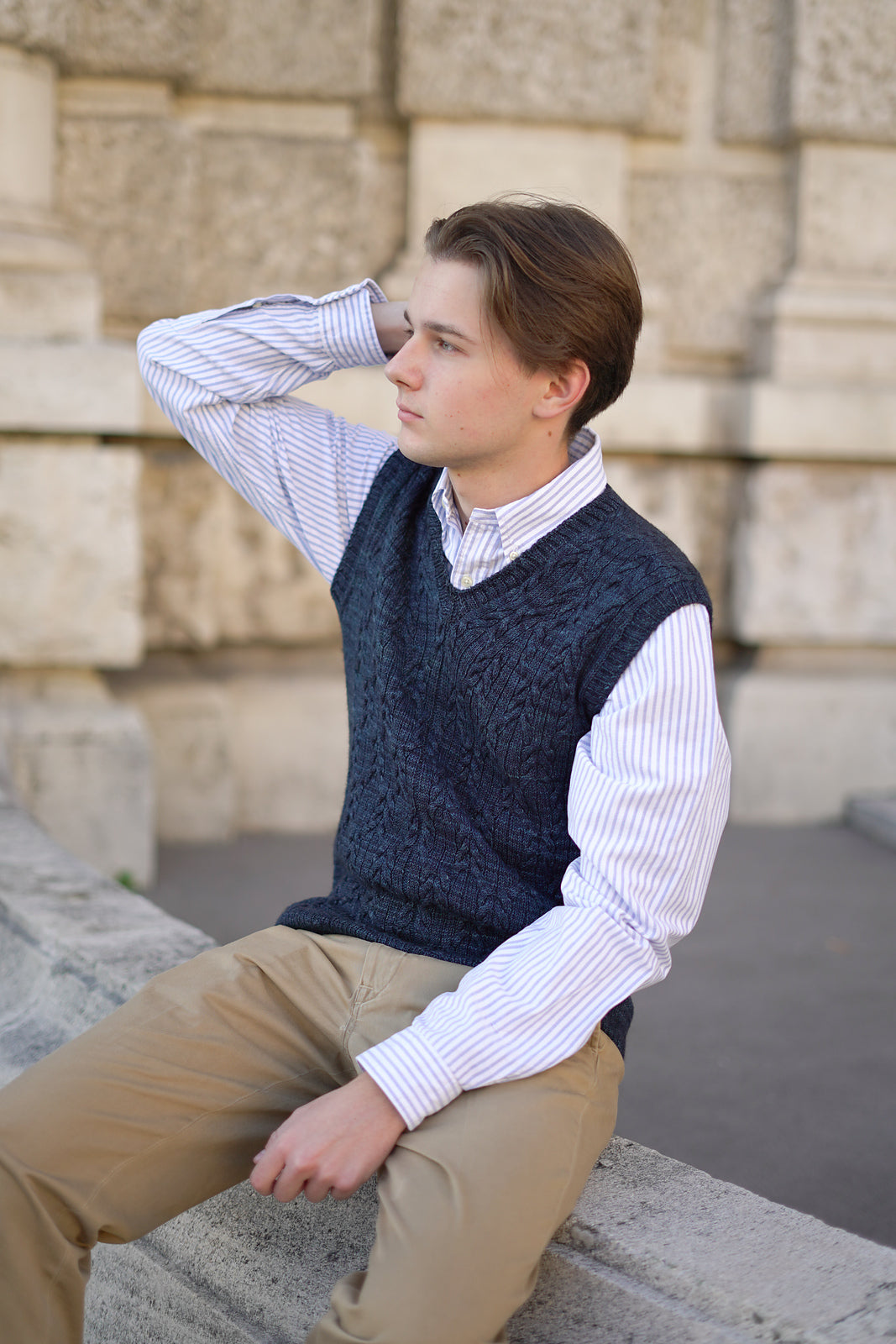 Опис вʼязання Small Things Vest