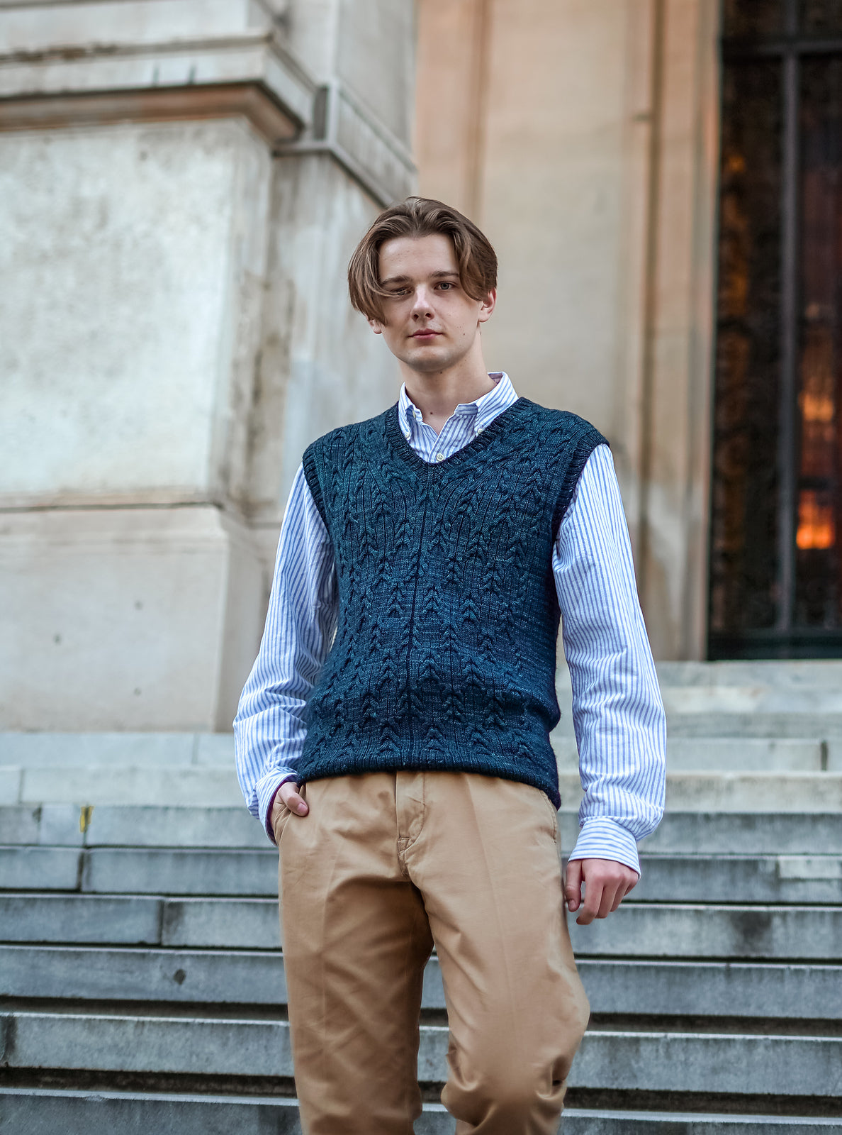 Опис вʼязання Small Things Vest