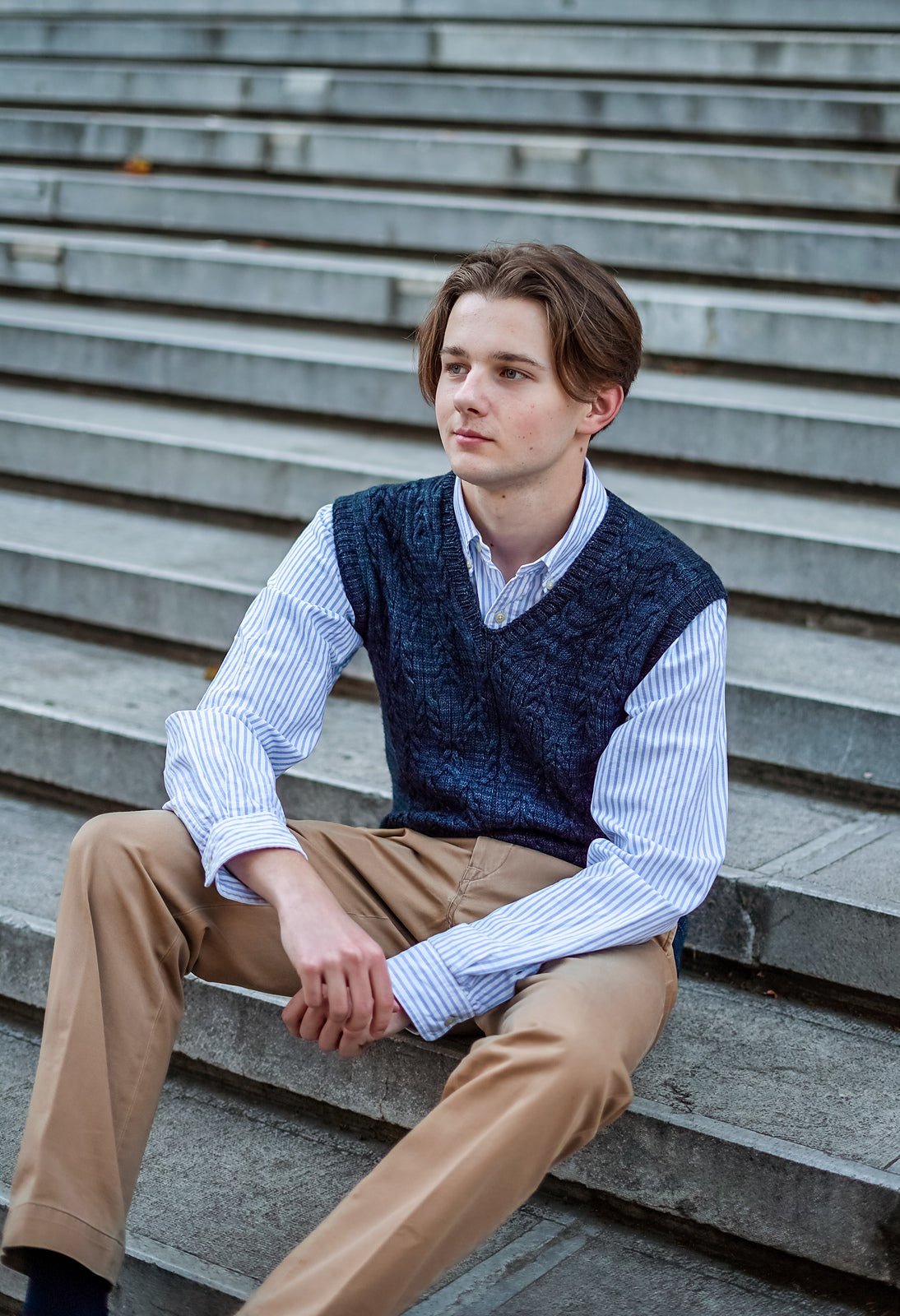 Опис вʼязання Small Things Vest