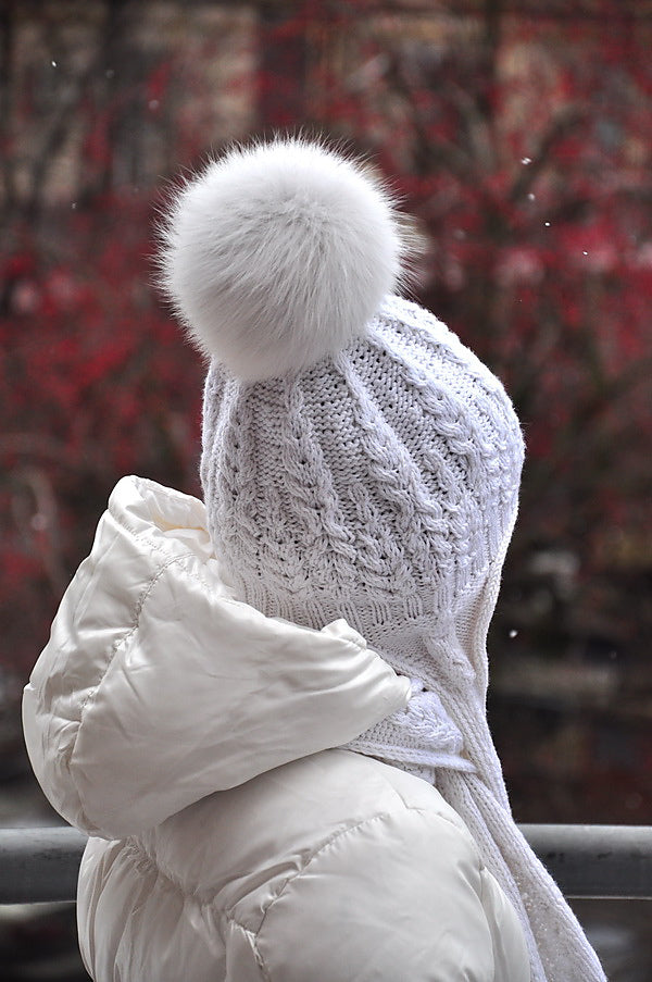 Опис вʼязання Fern Field Hat with Earflaps