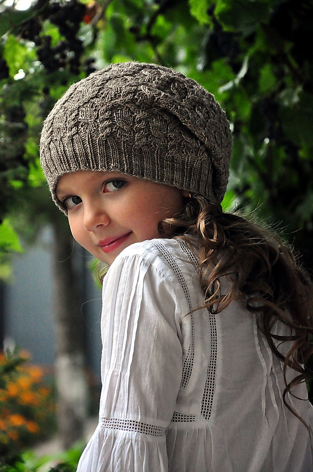 Опис вʼязання Autumn Whirlpool Hat