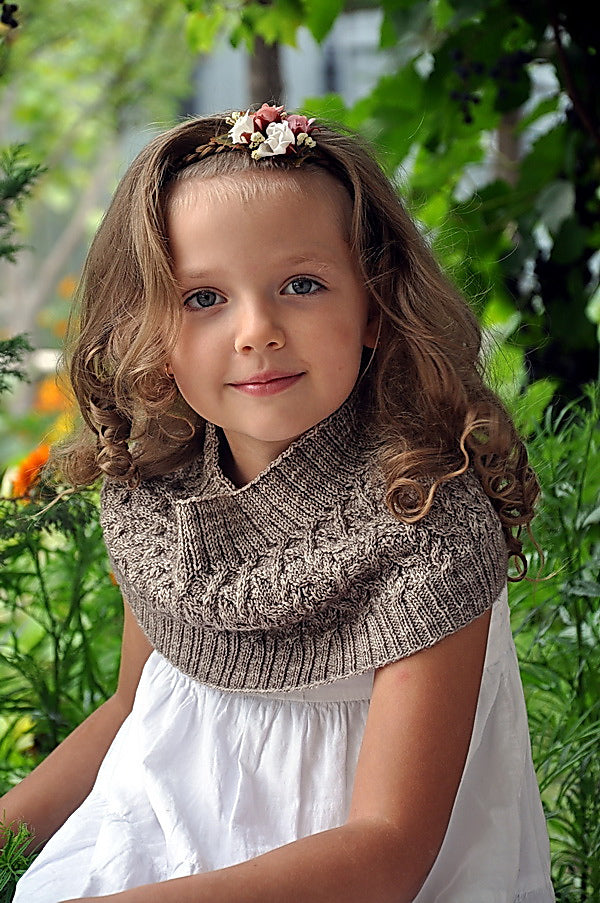 Опис вʼязання Autumn Whirlpool Snood