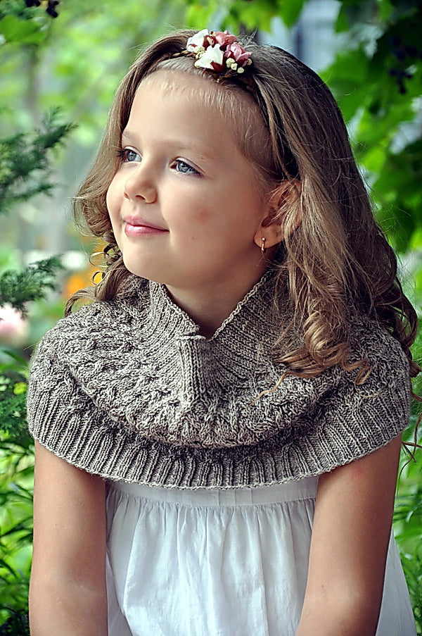 Опис вʼязання Autumn Whirlpool Snood