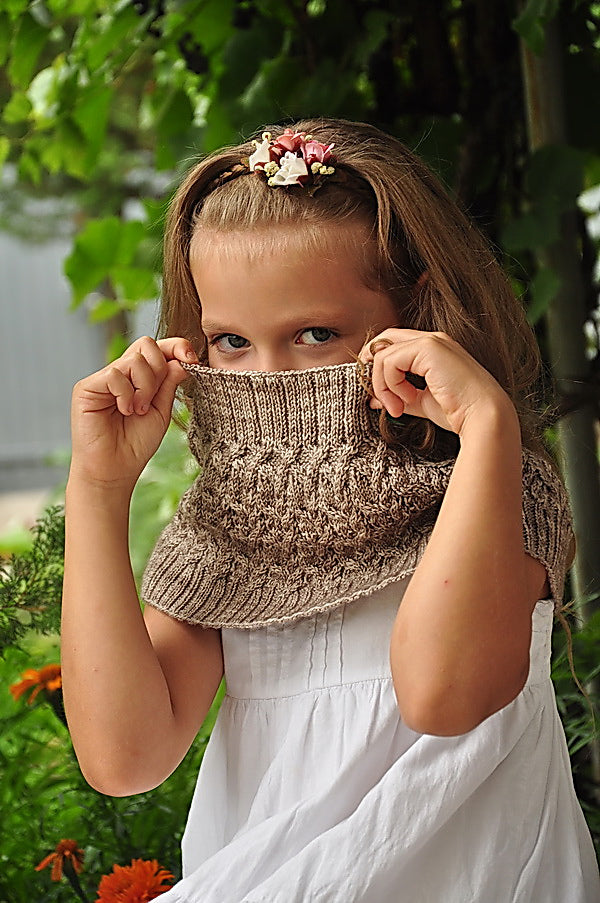 Опис вʼязання Autumn Whirlpool Snood