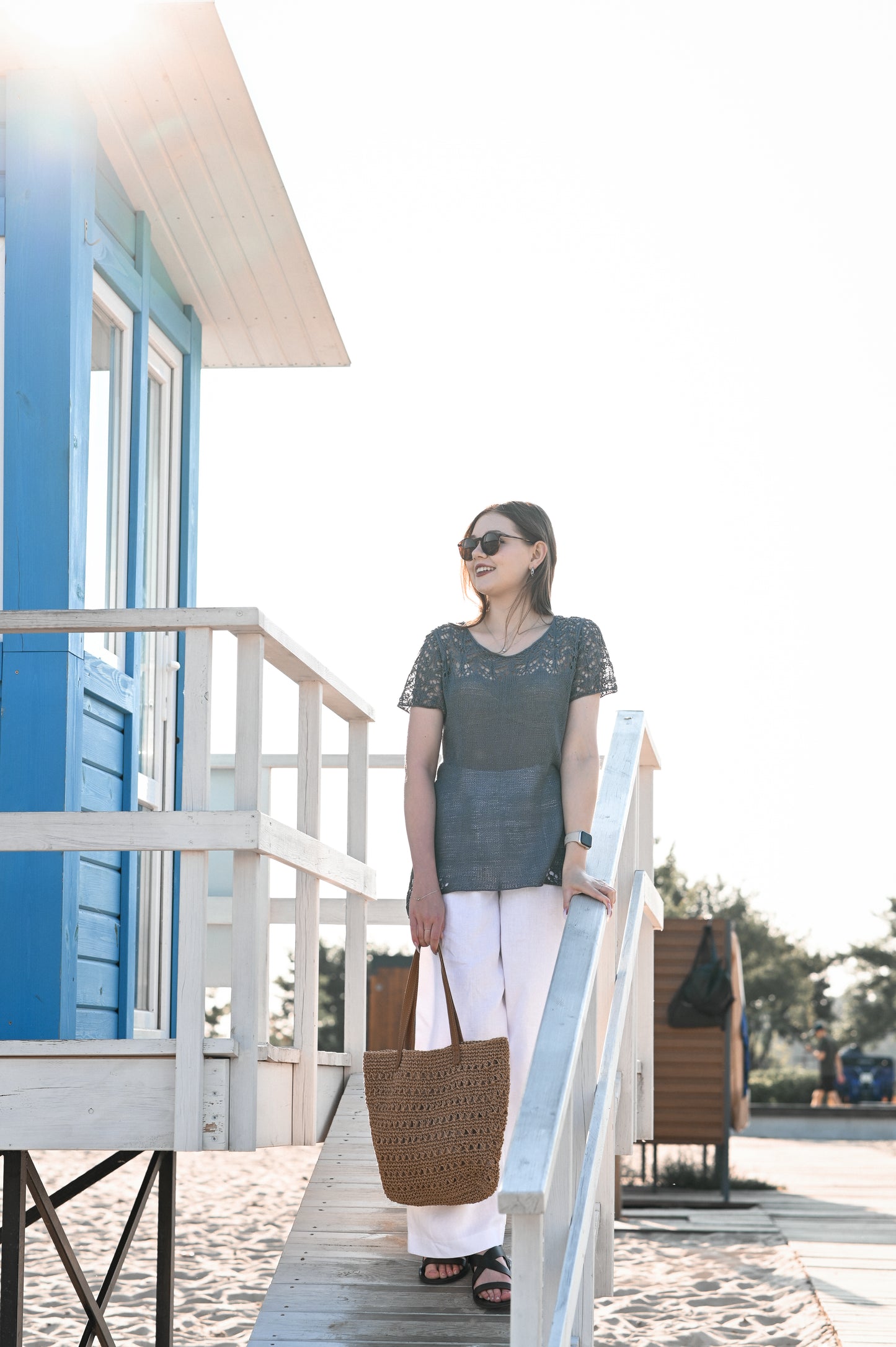 Silent Bloom Top Knitting Pattern