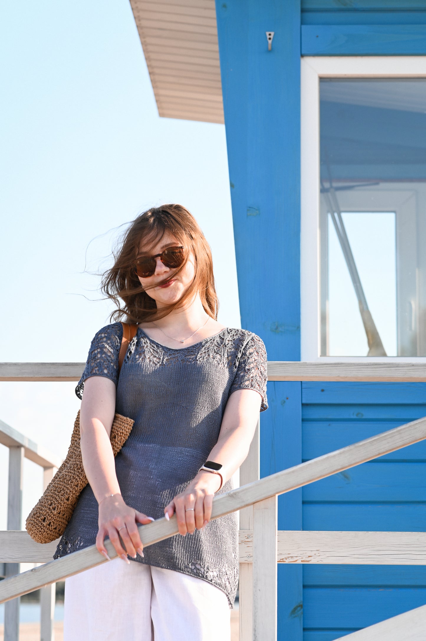 Silent Bloom Top Knitting Pattern