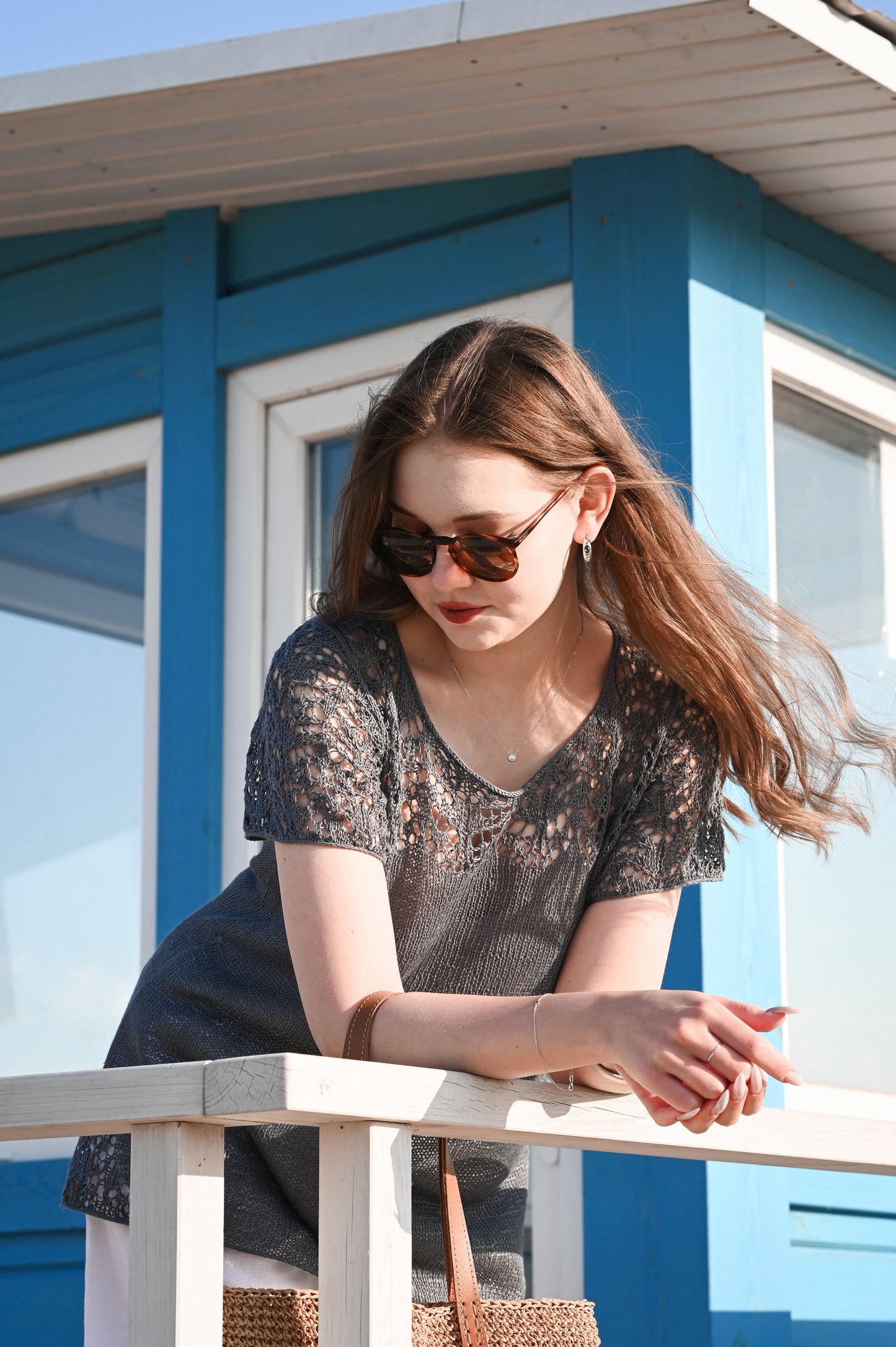 Silent Bloom Top Knitting Pattern