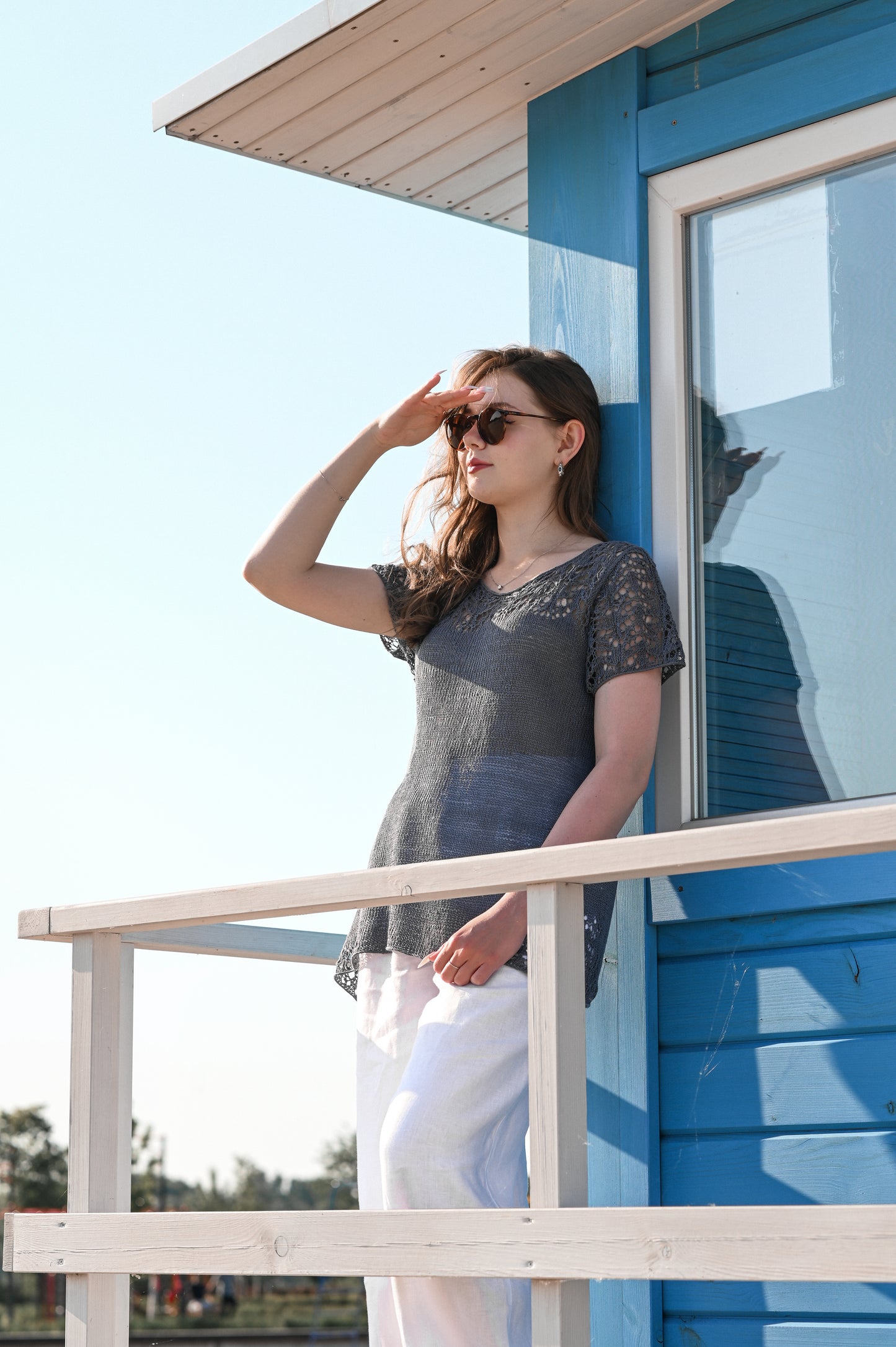 Silent Bloom Top Knitting Pattern
