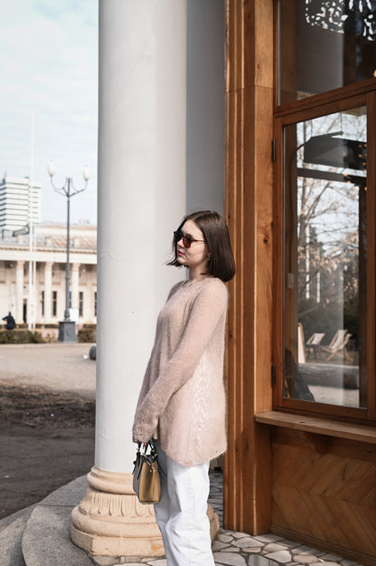Опис вʼязання Mandry Roundtrip Pullover