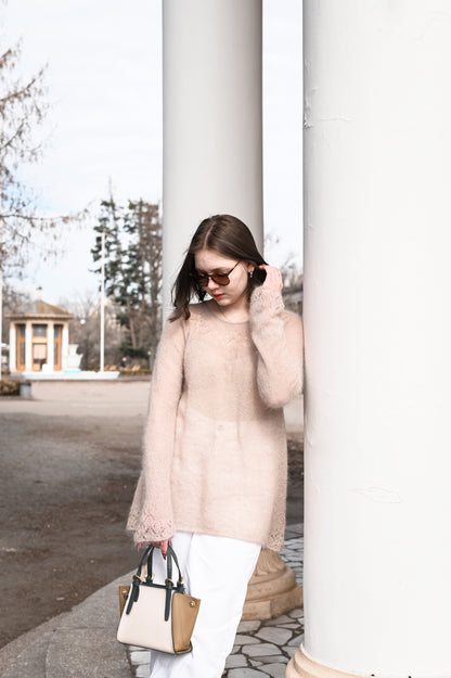 Опис вʼязання Mandry Roundtrip Pullover