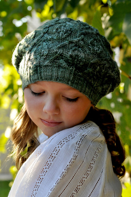 Dancing Leaves Hat Knitting Pattern