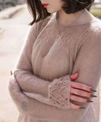 Опис вʼязання Mandry Roundtrip Pullover