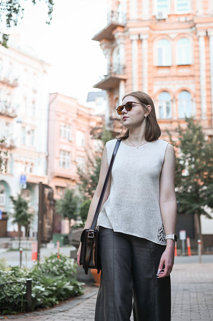 Опис вʼязання Lelya Top