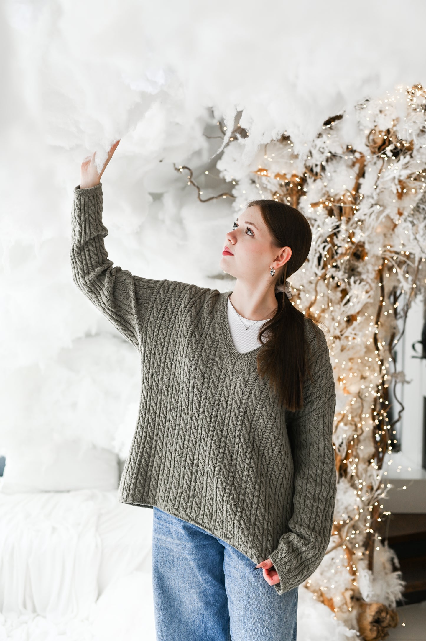 Keep It Braids Pullover Knitting Pattern