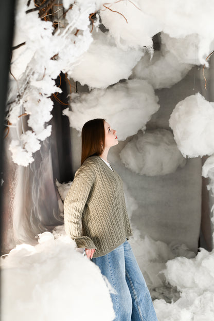 Keep It Braids Pullover Knitting Pattern