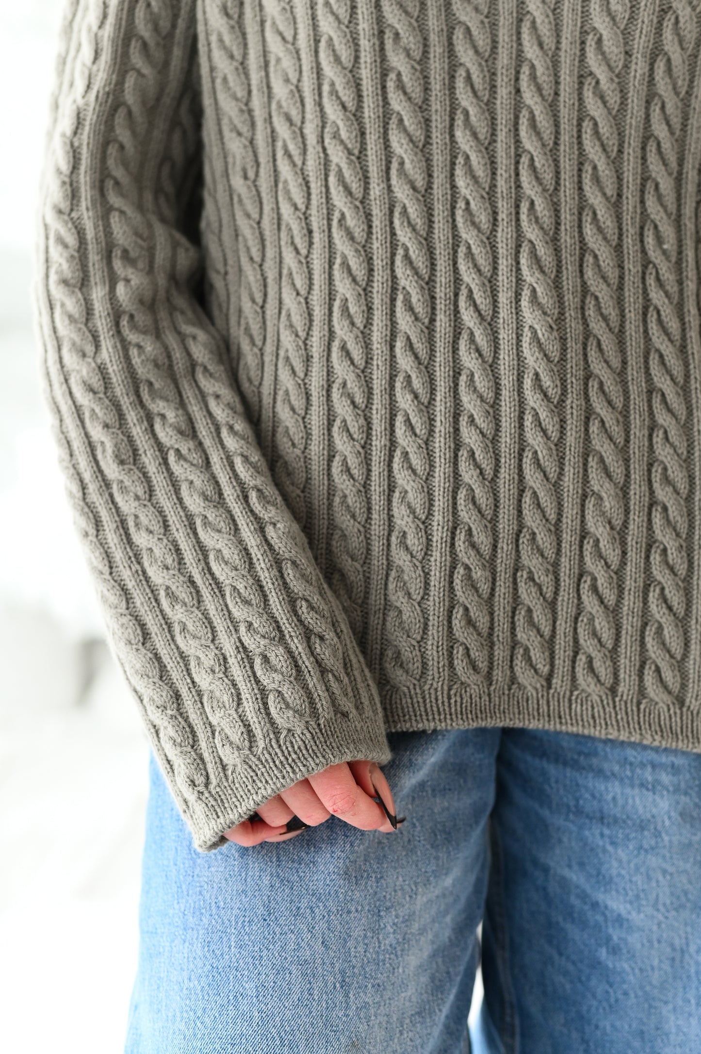 Keep It Braids Pullover Knitting Pattern