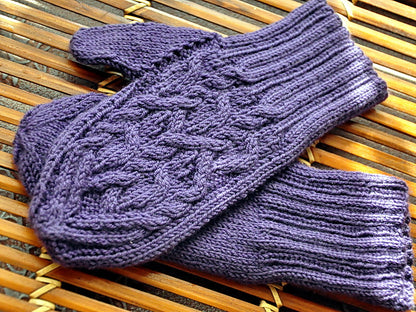 Autumn Whirlpool Mittens Knitting Pattern