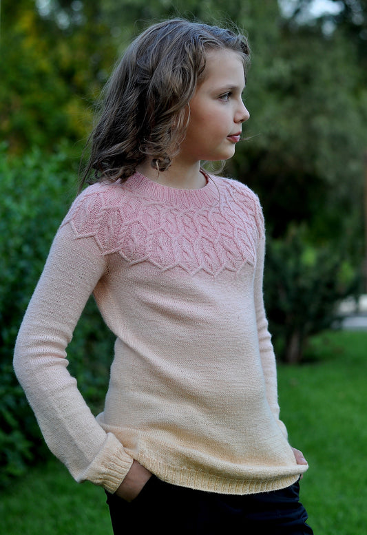 Autumn Whirlpool Sweater Knitting Pattern