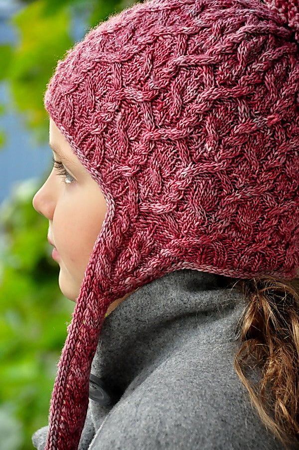 Autumn Whirlpool with Earflaps Knitting Pattern