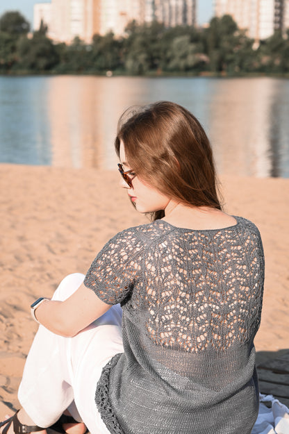 Silent Bloom Top Knitting Pattern